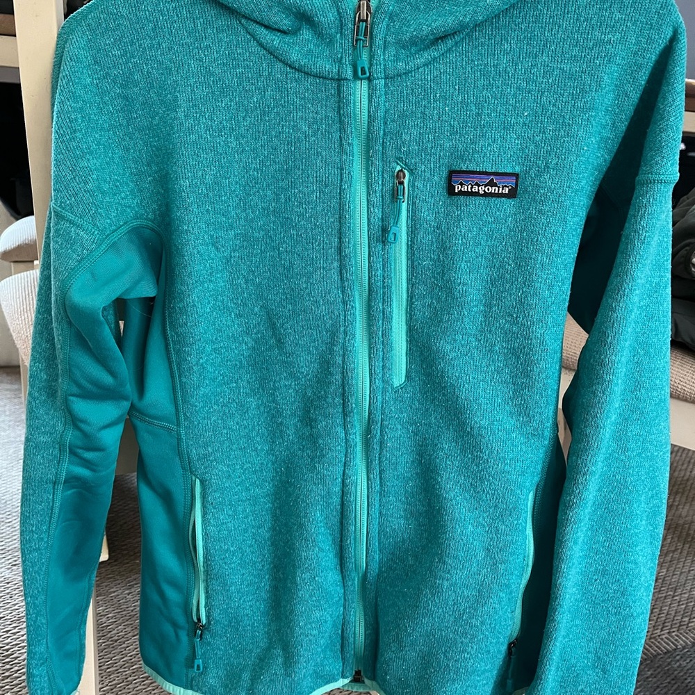 Patagonia Turquoise Puffer Jacket